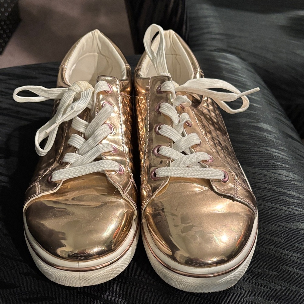 Rose Gold Women's Sneakers Size 10